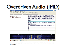 Overdriven Audio (IMD)