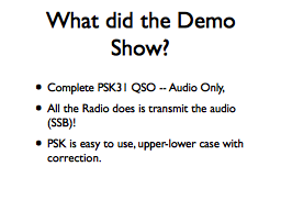 What did the Demo Show? 
