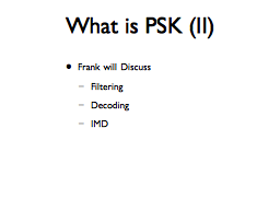 What is PSK (II)