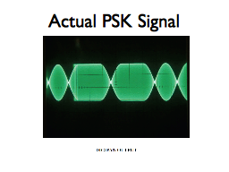 Actual PSK Signal
