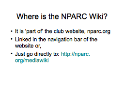 Where is the NPARC Wiki?